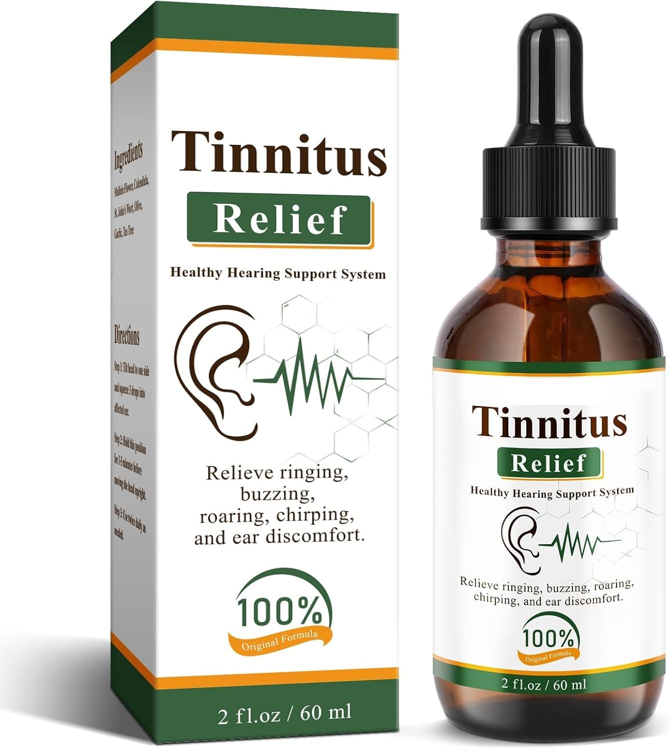PREMIUM QUALITY TINNITUS RELIEF EAR DROPS