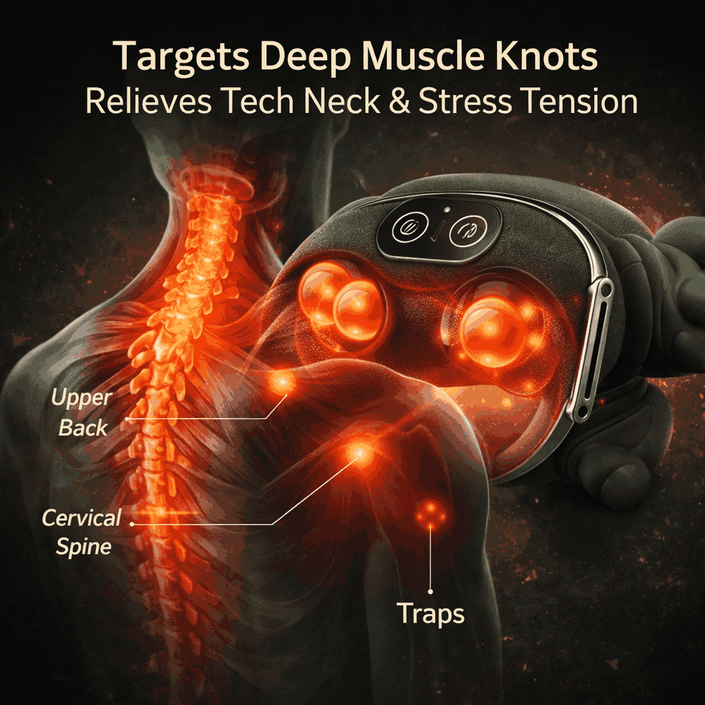 PREMIUM QUALITY NECK & SHOULDER MASSAGER