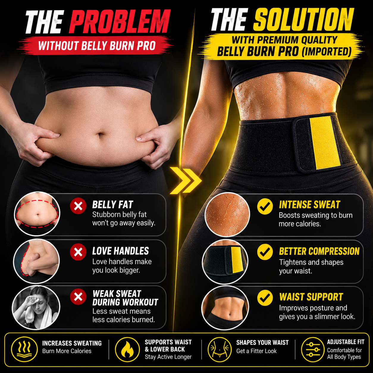 PREMIUM QUALITY BELLY BURN PRO (IMPORTED)