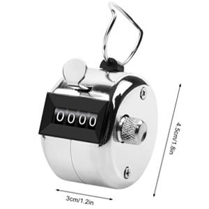 Portable Stainless Steel Digital Tasbeeh for Zikr & Meditation