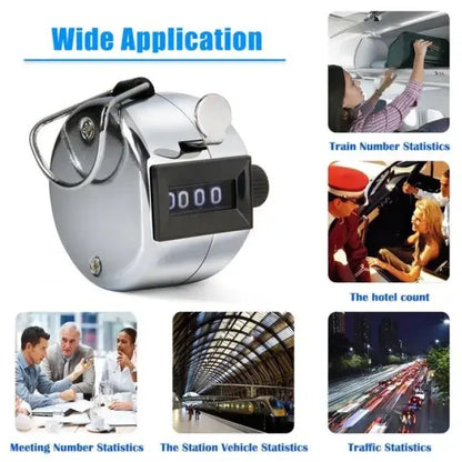 Portable Stainless Steel Digital Tasbeeh for Zikr & Meditation