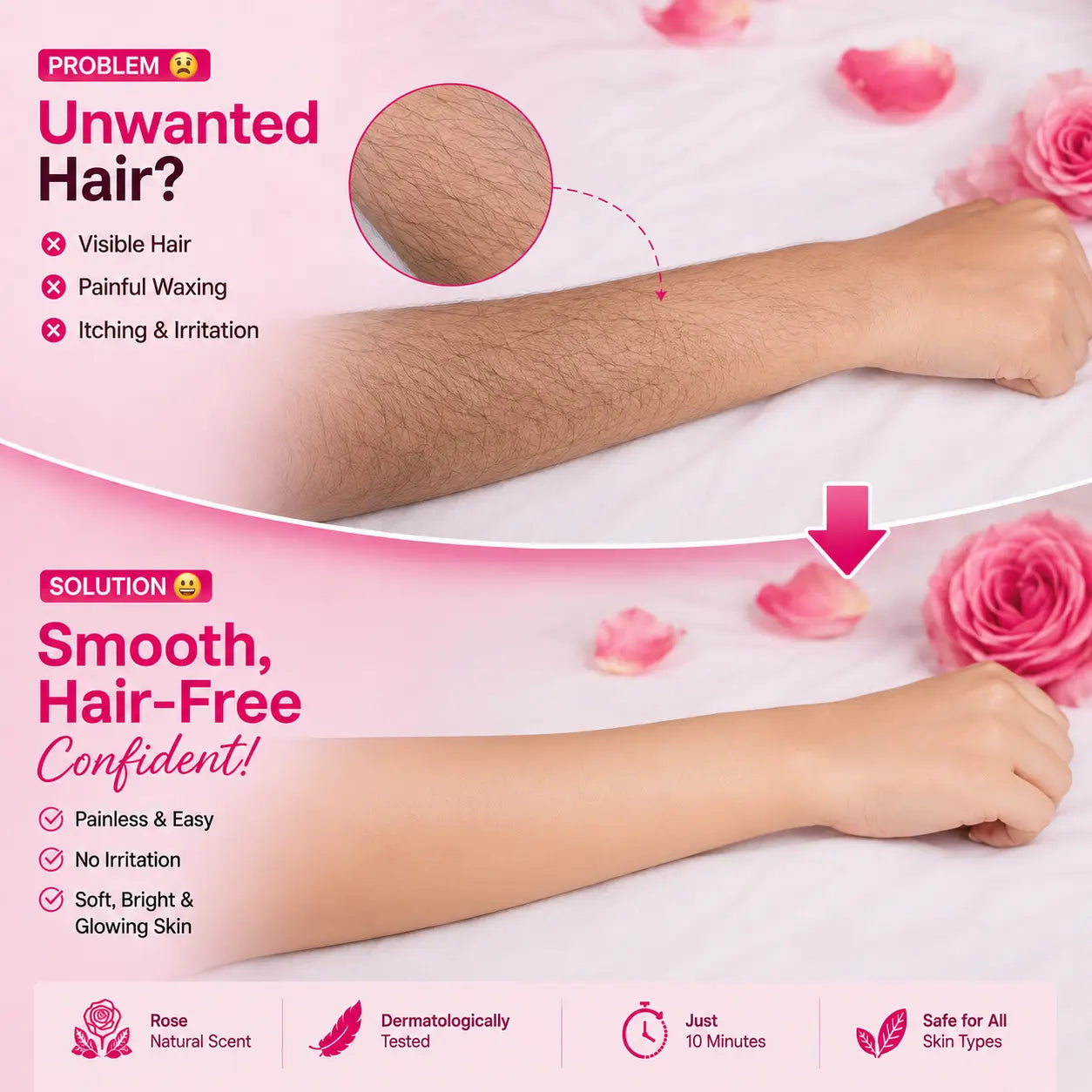 MEE OOW™ PREMIUM QUALITY PAINLESS HAIR REMOVAL POWDER